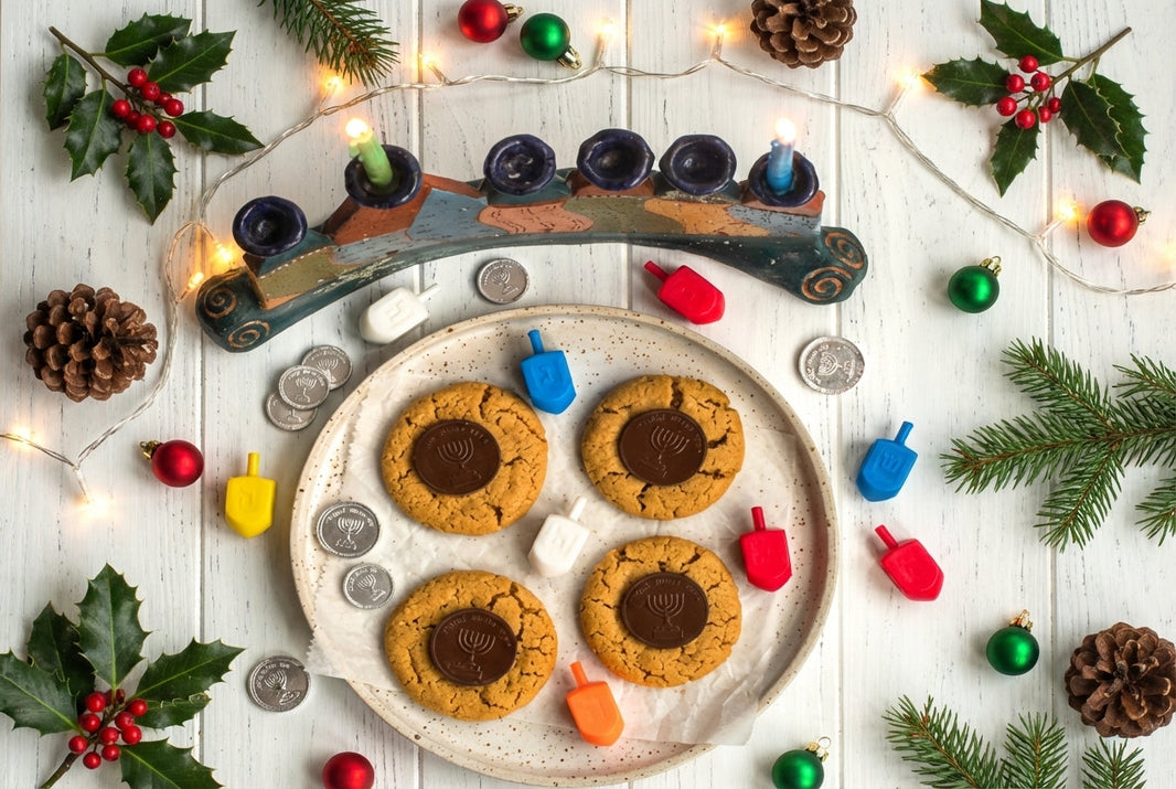 Peanut Butter Gelt Cookies